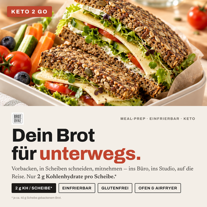Bio-Keto-Brotbackmischung ohne Getreide
