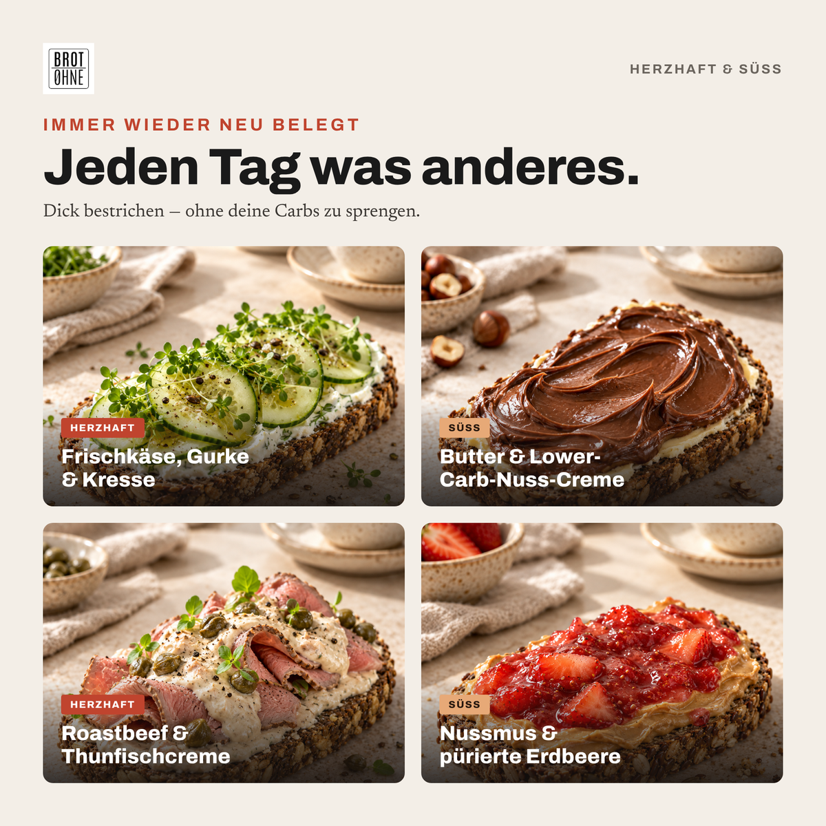 Bio-Keto-Brotbackmischung ohne Getreide